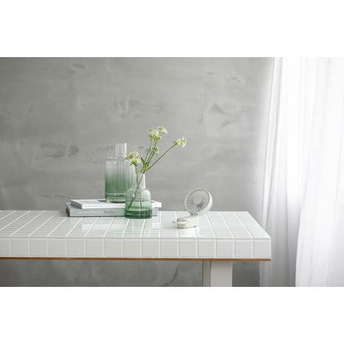 リズム ハンディファン Silky Wind Mobile 3.2 ライトグレー 9ZF040RH08