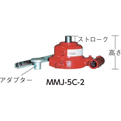 MASADA ミニオイルジャッキ 5TON MMJ-5C-2の通販｜現場市場