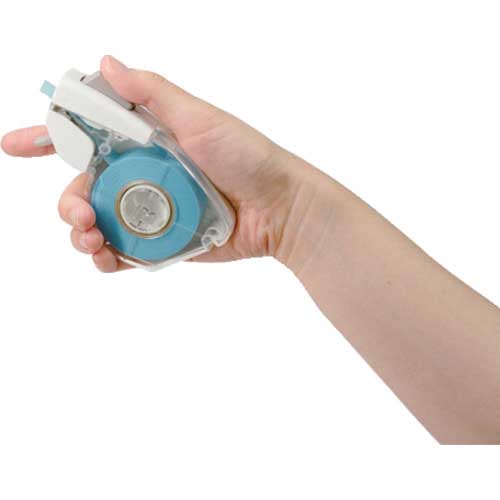 ニチバン テープカッター プッシュカット 詰替え用マスキングテープ 青色 MT-15PS