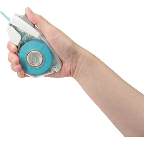 ニチバン テープカッター プッシュカット 詰替え用マスキングテープ 青色 MT-15PS