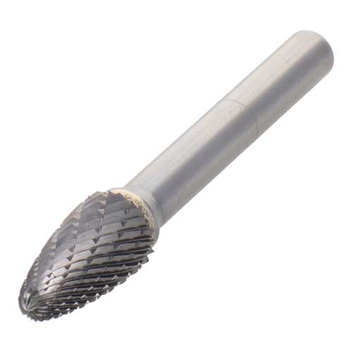 BURFLEX 超硬ロータリーバー 円錐先丸型 9.53mm TF-1019