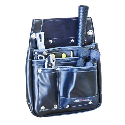 DBLTACT 本革卓越 釘袋 2段 ブラック DTL-07-BK