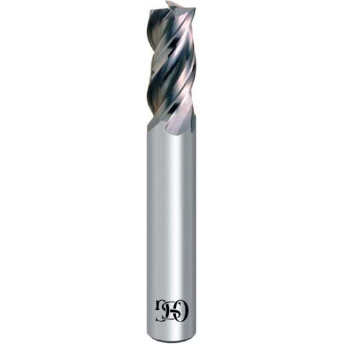 OSG 超硬ラジアスエンドミル 3刃 銅・アルミ合金用 刃径14mm シャンク
