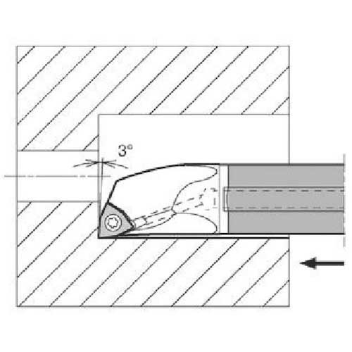 京セラ 内径加工用超硬防振バー C/E-SWUB(P)-A(N) E12Q-SWUPR11-14Aの