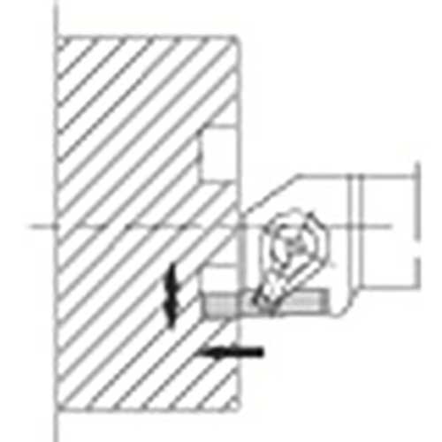 京セラ 端面溝入れ加工用ホルダ GFV GFVR2020K-201Aの通販｜現場市場