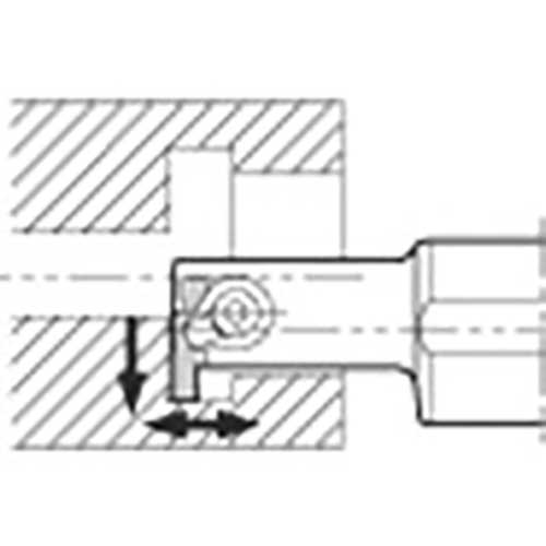 京セラ 小内径溝入れホルダ GIV GIVR1216-1SSの通販｜現場市場