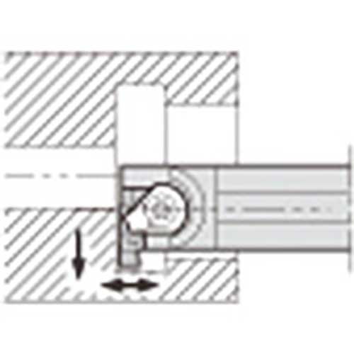 京セラ 小内径溝入れホルダ エクセレントバー GIV-E GIVR2016-1BEの