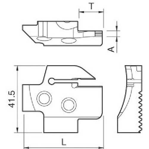 京セラ 端面溝入れブレード KGDF KGDFR-35-4C-Cの通販｜現場市場