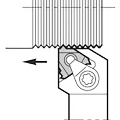 京セラ 外径ねじ切り用ホルダ KTN/KTNS (1個) 品番：KTNR2020K-16-