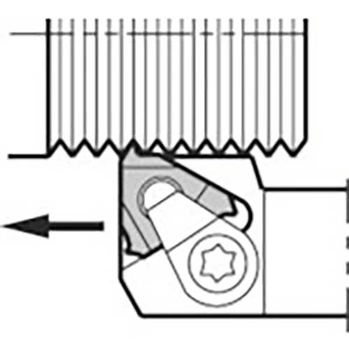 京セラ 外径ねじ切り用ホルダ KTN/KTNS KTNSR1616K-16の通販｜現場市場