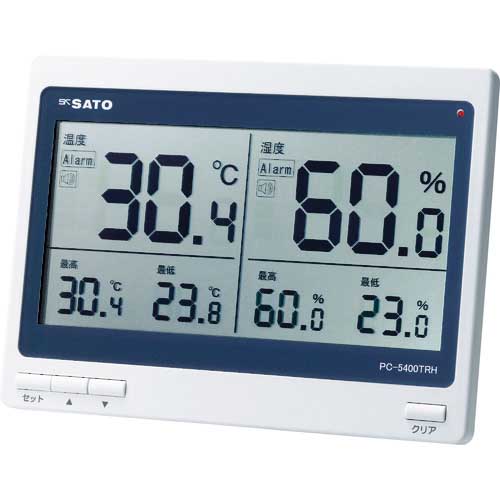 佐藤 デジタル温湿度計 PC-5400TRH (1074-00)の通販｜現場市場