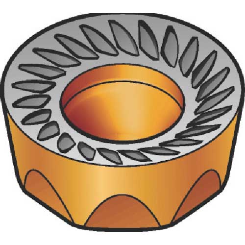 耐熱 二層 足あとぐらす (M) サンドビック コロミル200 フライス加工用