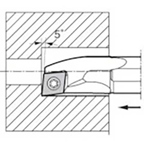 京セラ 内径・奥端面加工用鋼バー S-SCLP-A S12M-SCLPR09-16A-