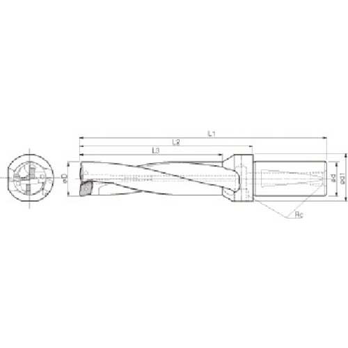 京セラ マジックドリル DRZ型用ホルダ 加工深さ4×DC S25-DRZ165660-06