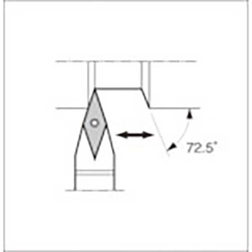 京セラ 外径・倣い加工用スモールツールホルダ SVVB SVVBN2525M-11の
