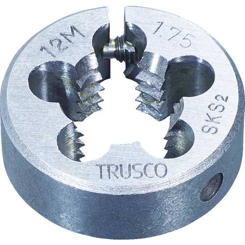 TRUSCO 丸ダイス 50径 M24×3.0 (SKS) T50D-24X3.0の通販｜現場市場