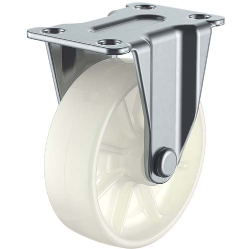 ユーエイ プレート式 固定 キャスター ナイロン 車輪径32mm Gタイプ GR型 取付寸法29×0 GR-32N