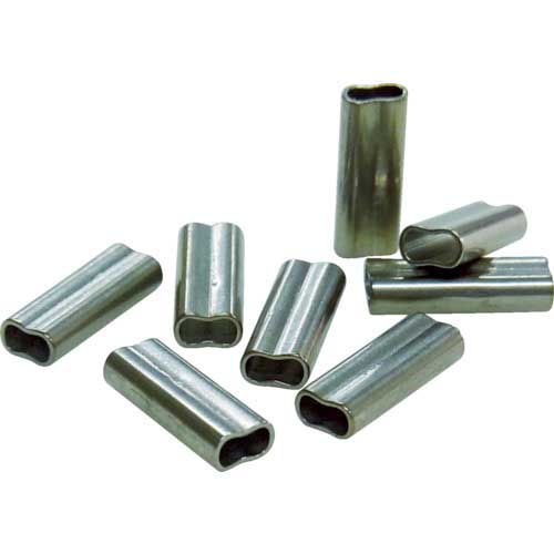 ニッサチェイン ステンレス オーバルスリーブ(30個入)0.81〜1.0用 TYP-10A