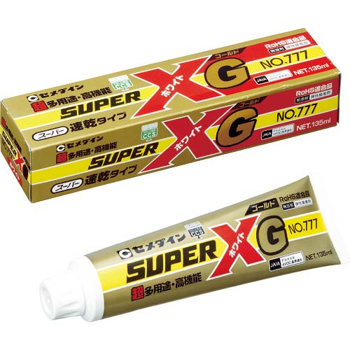 セメダイン スーパーXゴールド No777 速硬化 135ml AX