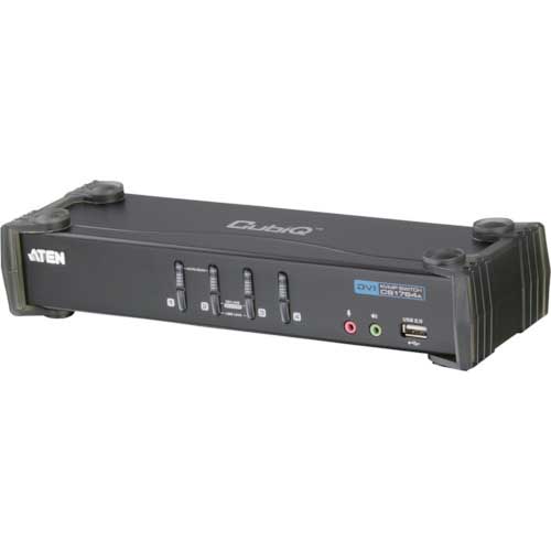 ATEN KVMPスイッチ 4ポート / DVI USB2.0ハブ搭載 CS1764Aの通販｜現場市場