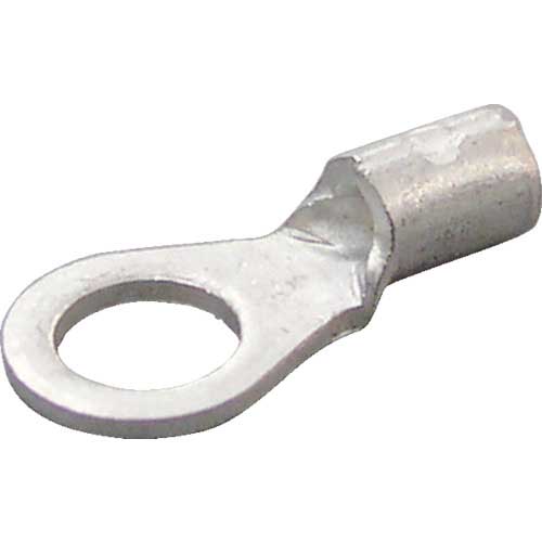 ニチフ 裸圧着端子 R形(100P)より線0.25〜1.65 外寸12 R 1.25-8