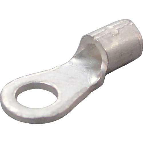 ニチフ 裸圧着端子 R形(100P)より線1.04〜2.63 外寸6.6 R 2-3.5S