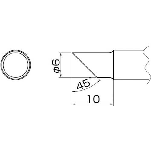 白光 こて先 6C型 T20-C6の通販｜現場市場