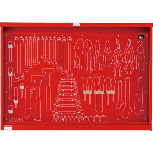 ＴＯＮＥ 整備用工具セット シャッター付きサービスボード 間口