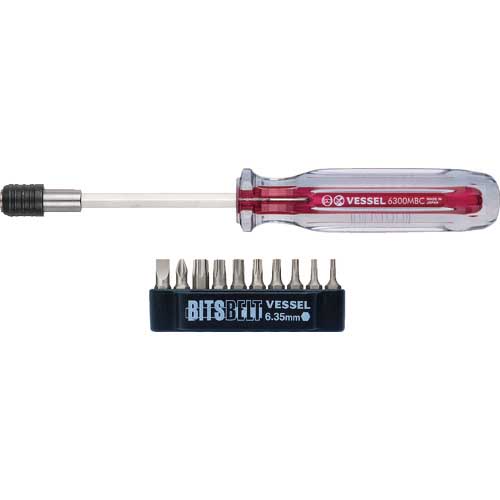 VESSEL トルクスドライバーセット(ビット10本付) TD-6310TX