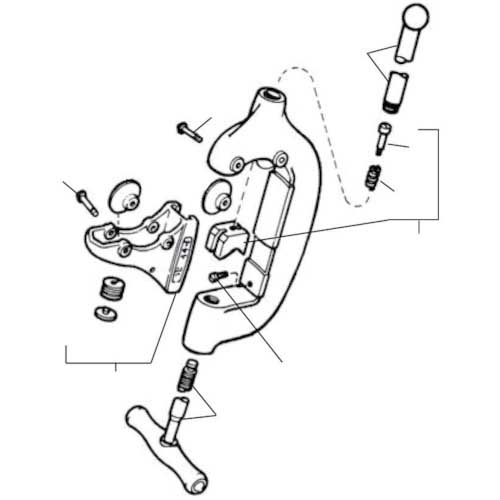 RIDGID E-1176 パイプハンドル F/44-S 35030の通販｜現場市場