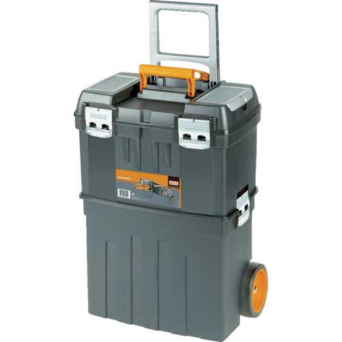 BAHCO ヘビーデューティー仕様キャスター付きプラスチックボックス 4750PTBW47