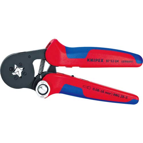 KNIPEX 9753-04 エンドスリーブ用自動調整圧着ペンチの通販｜現場市場