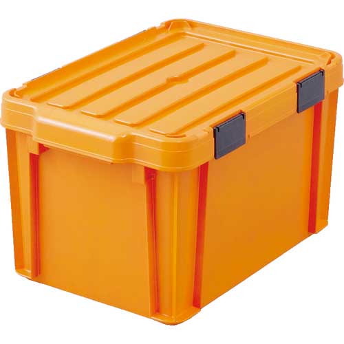 【廃番】アイリスオーヤマ 250206 密閉バックルコンテナ オレンジ MBR-21-O