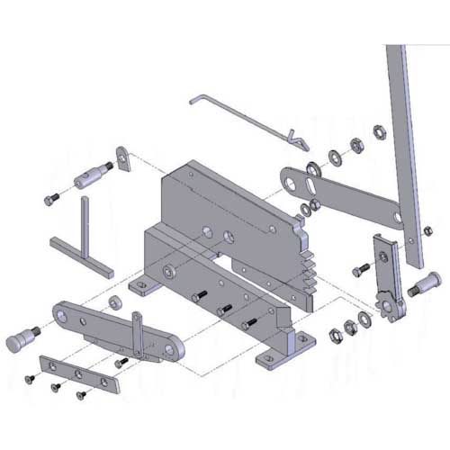 TRUSCO 板金用切断機 レバーシャP-4用部品 NO.17軸受ワッシャー P4017