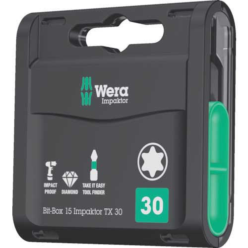 Wera 867/1 インパクター ダイヤモンドビットボックスセット T30 1 057776