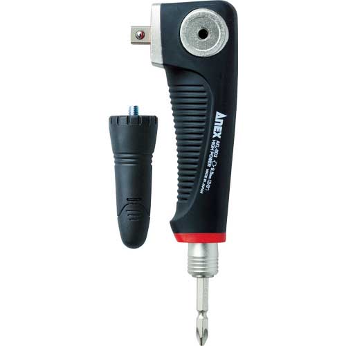 アネックス ビット用アタッチメント ソケット用 強靭L型アダプター 3/8 ヘッド幅58mm 全長185mm AKL-603