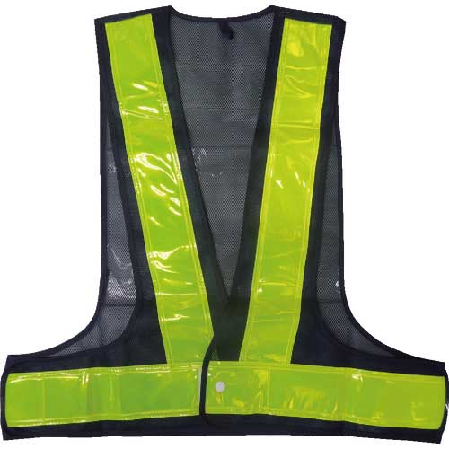 ミズケイ アピール安全ベスト「宣伝マン」<紺/黄> 5941014