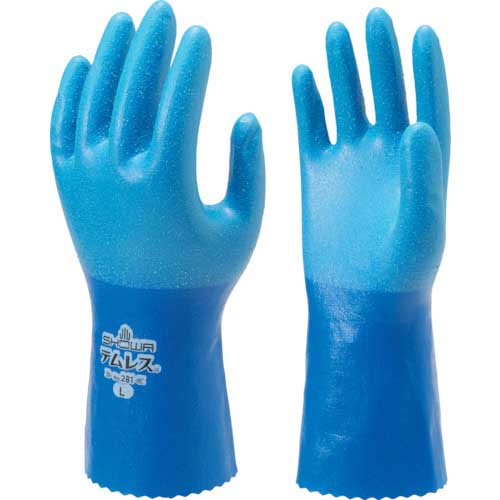 ショーワ ポリウレタン手袋 Ｎｏ２８１テムレス ブルー Ｍサイズ NO281