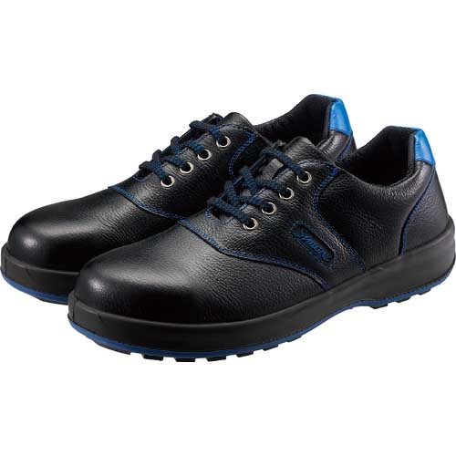 シモン 安全靴 短靴 SL11-BL黒/ブルー 26.5cm SL11BL-26.5の通販｜現場市場