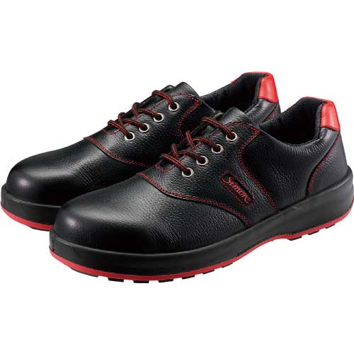 シモン 安全靴 短靴 SL11-R黒/赤 27.5cm SL11R-27.5の通販｜現場市場