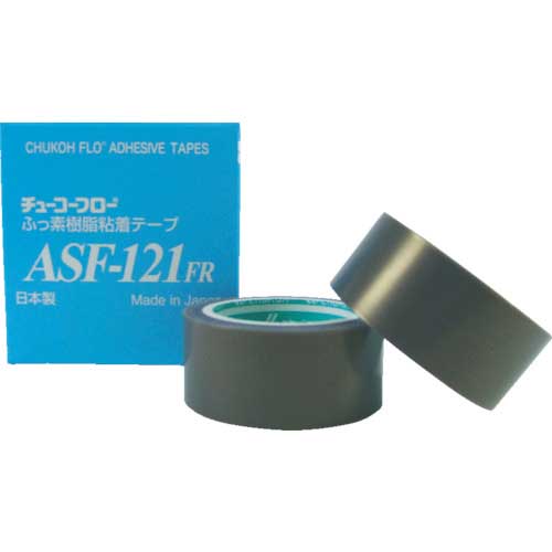 チューコーフロー フッ素樹脂フィルム粘着テープ ASFー121FR 0.23t×50w