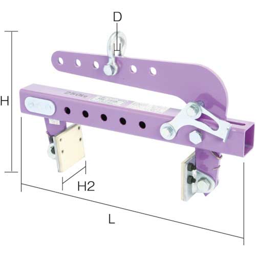 スーパー コンクリート二次製品用万能型吊クランプ キャパ調整式