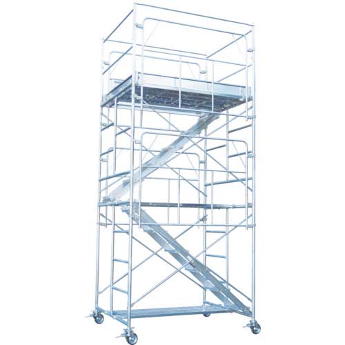 ピカ 鋼管製移動式足場ローリングタワー内階段仕様 段数：6 RA-6UHCの