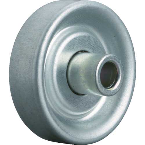 【廃番】タイヨー ホイールコンベヤ用 スチールプレスホイール φ38XW12X軸径6 3812PS-N