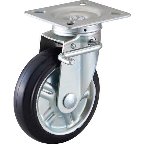 TRUSCO 自在ブレーキ付キャスターφ150 HWB-150J
