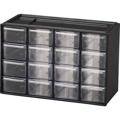 アイリスオーヤマ 238317 パーツ収納 パーツキャビネット PC-30 ブラック PC-30-BK