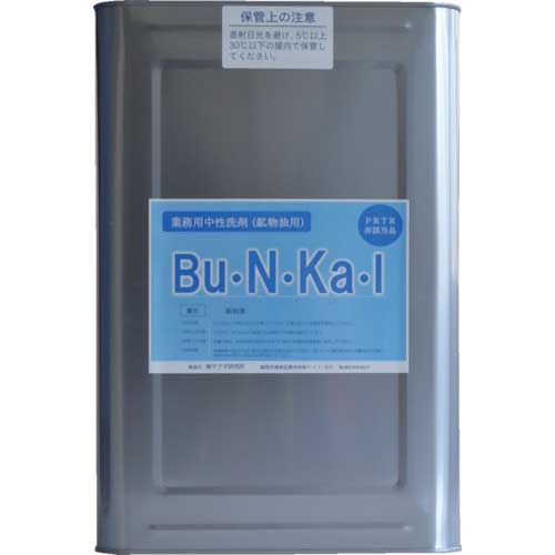 ヤナギ研究所 鉱物油用中性洗剤 Bu・N・Ka・I 18L缶 BU-10-Kの通販