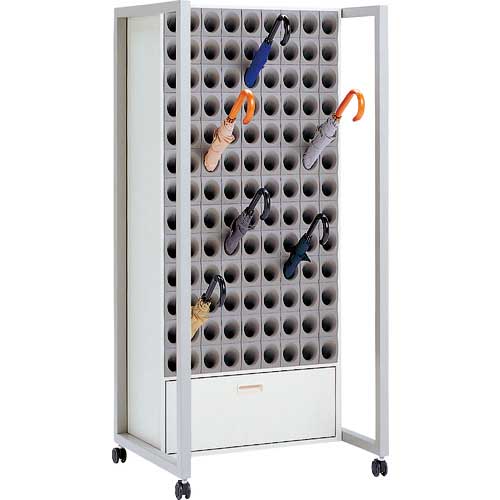 【廃番】テラモト シュート式傘立て オブリークアーバンS117-S(117本収納) UB-285-817-0