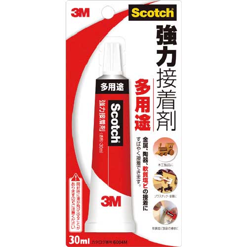 3M スコッチ 強力接着剤 多用途 30ml 6004M