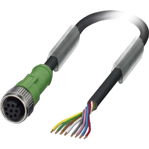 ピアブ 真空ポンプ用ケーブル piCOMPACT23 シリーズ Cable M12 8-pin-2m(01 10 238) 8-PIN-2M